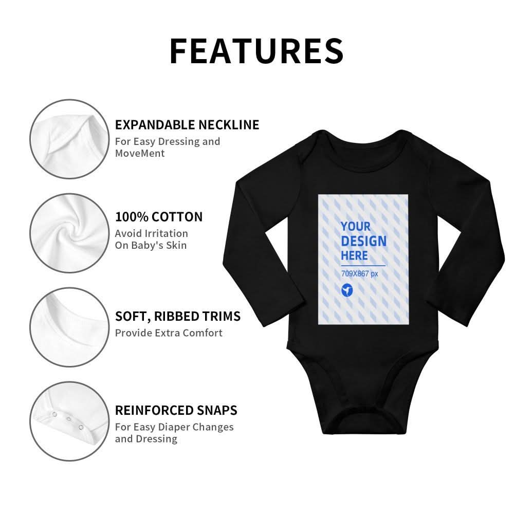 Comfortable Baby Long-Sleeved Romper