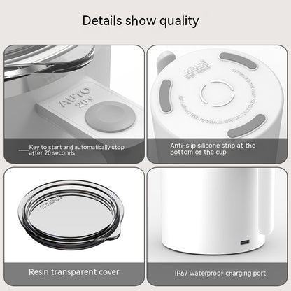 Magnetic Mixing Coffee Cup charging