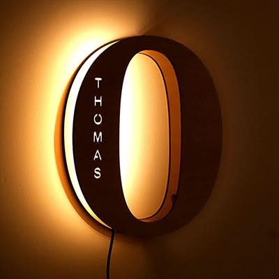 Personalized Custom Letter Lamp English Name Lamp