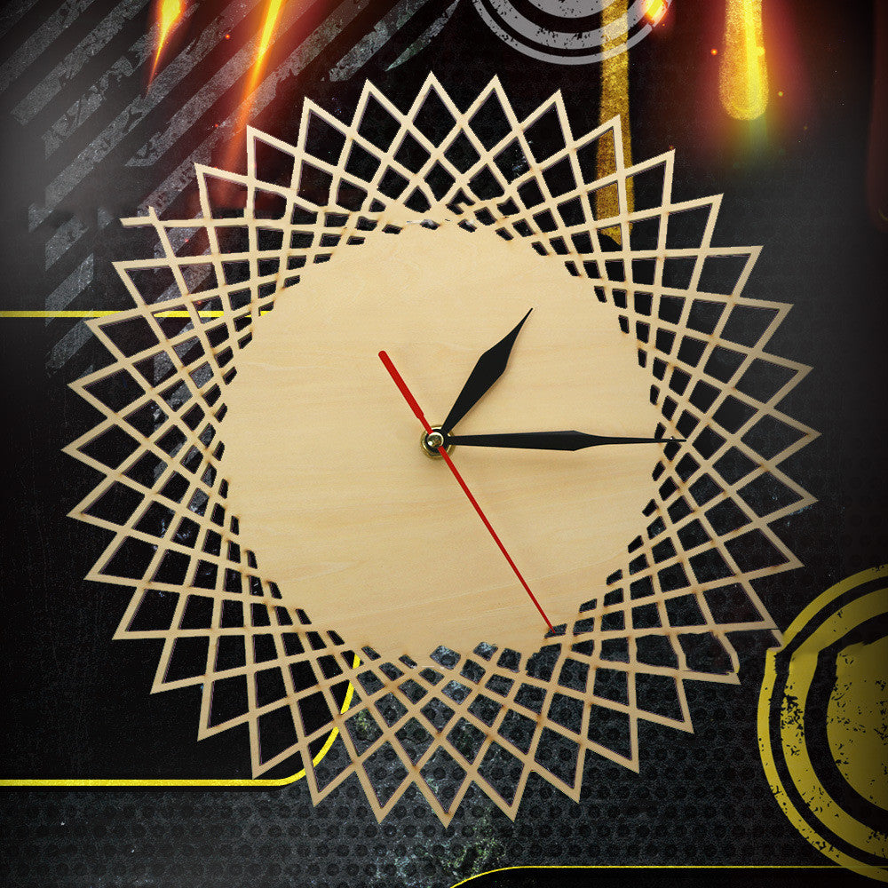 Geometric Abstract Graphic Wall Clock Modern Wall Decoration Wall Clock