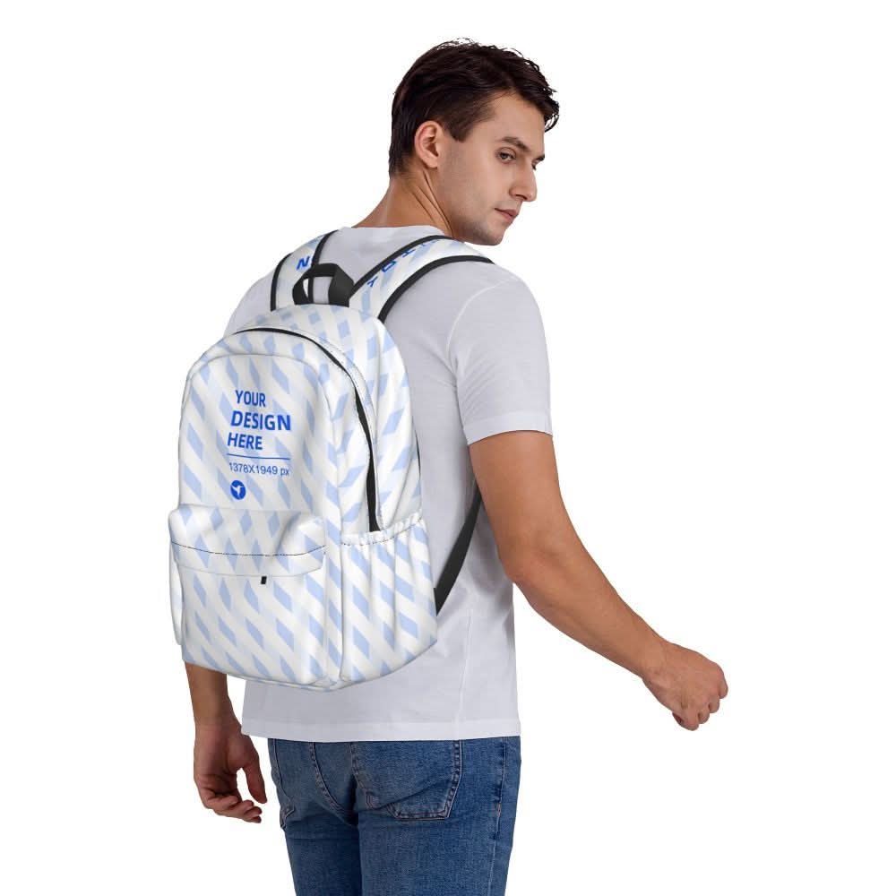 Black Large Capacity Lightweight Travel Backpack