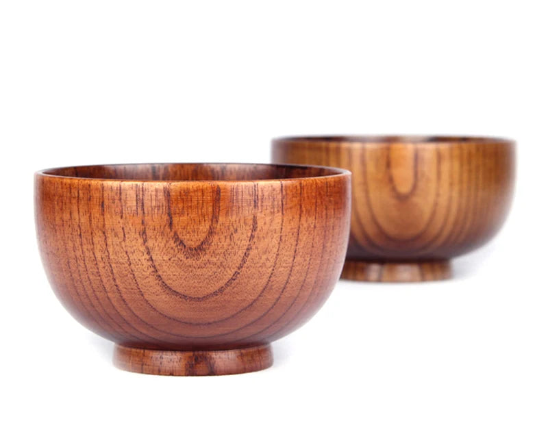 Wooden bowl set lifestyle shot