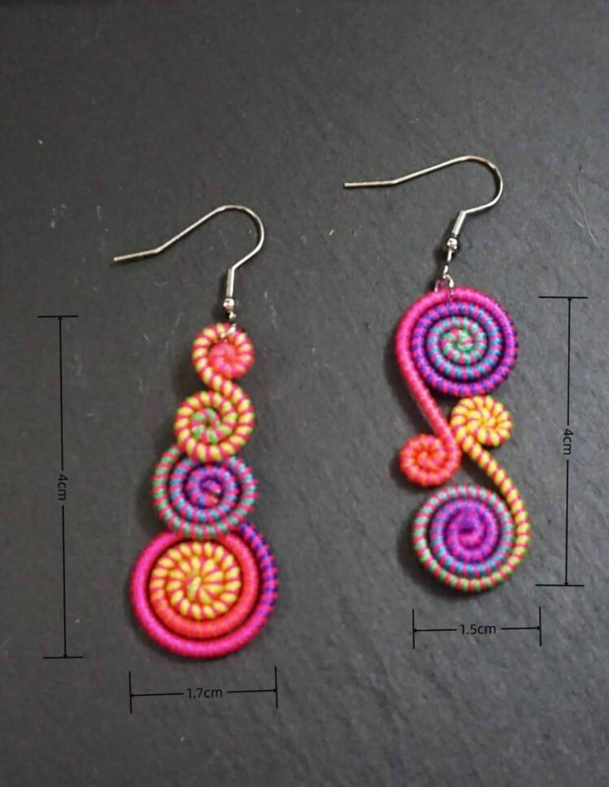Asymmetric Drop Earrings