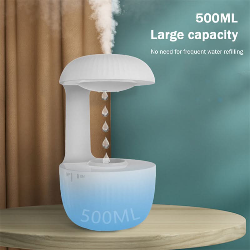 Anti-Gravity Air Humidifier with Levitating Water Drops
