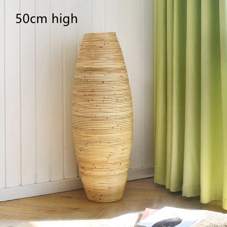 Natural Woven-Style Vase