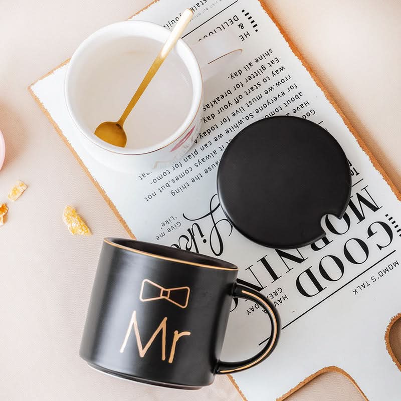 Mug pour couple - Mug en céramique Monsieur et Madame
