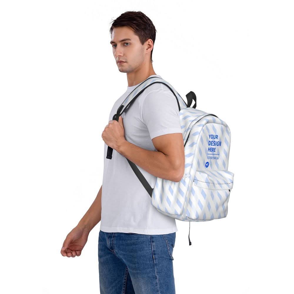 Black Large Capacity Lightweight Travel Backpack