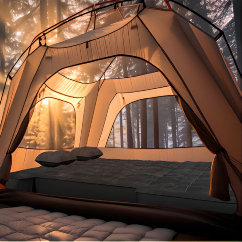 Matelas gonflable pour benne de pick-up (5,5 à 5,8 pieds) - Idéal pour le camping et les voyages en extérieur. Gonflage rapide et sac de transport inclus.