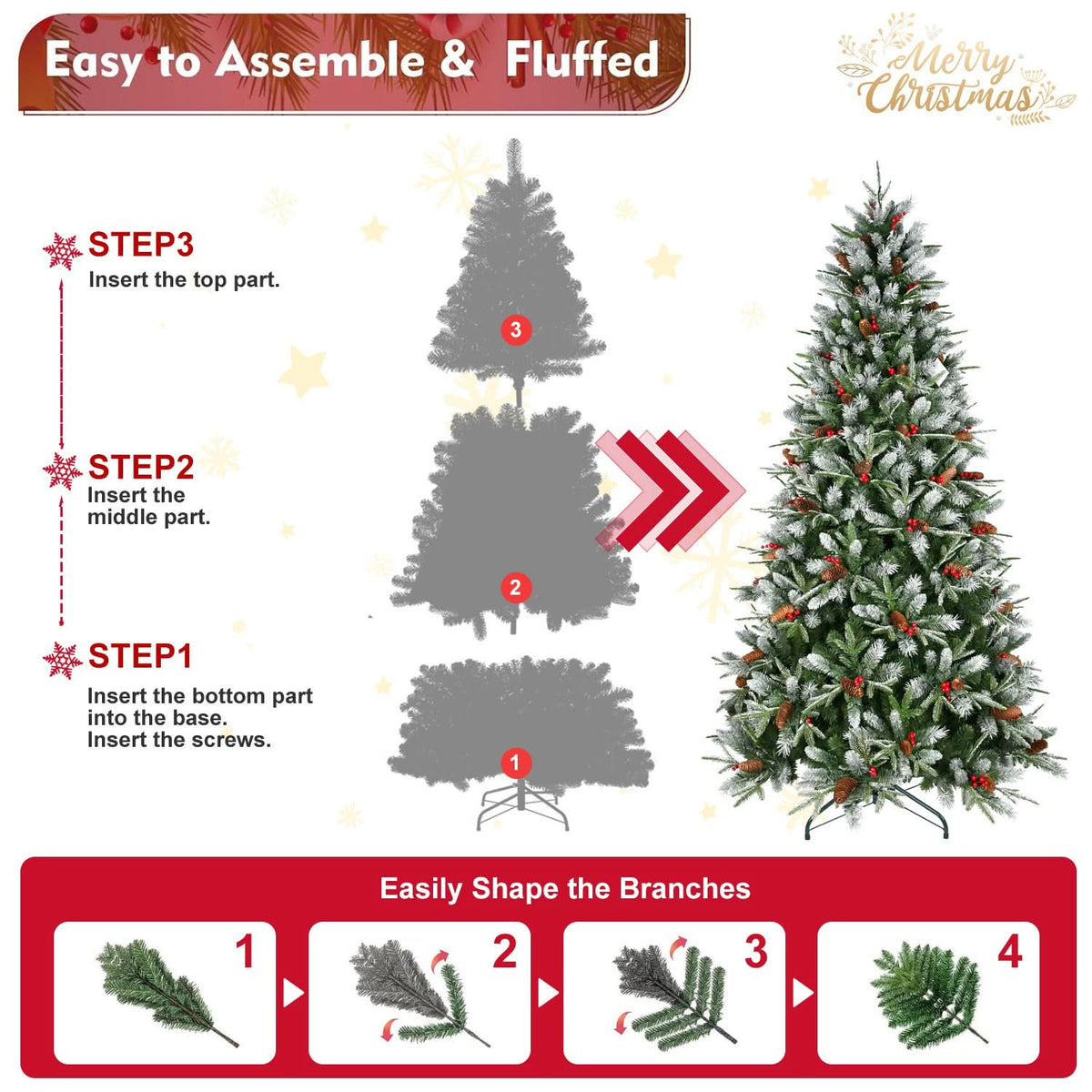 PVC Christmas Tree Decoration