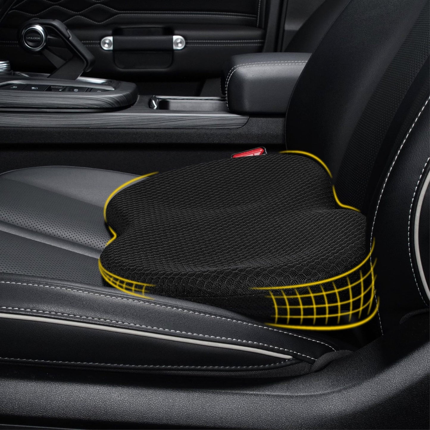 DriverBoost™ Premium Car Seat Comfort Cushion