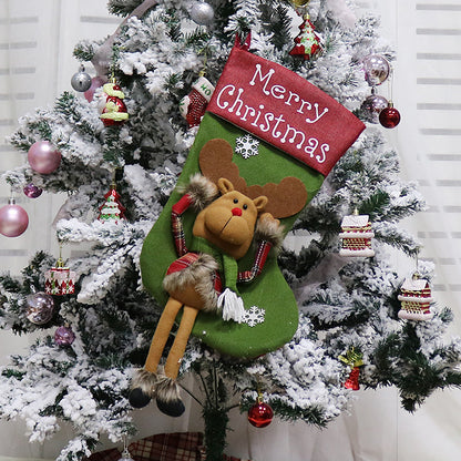 3D Plush Christmas Stockings Set – Large Hanging Holiday Socks for Tree, Fireplace & Gifts – Festive Xmas Decor Must-Have