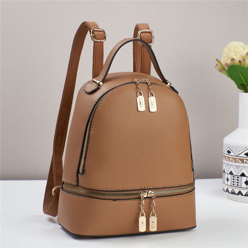 Reisetasche aus weichem Leder mit großem Fassungsvermögen