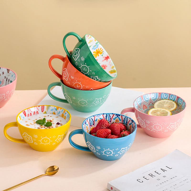 Ceramic Breakfast Tea or Milk Mug
