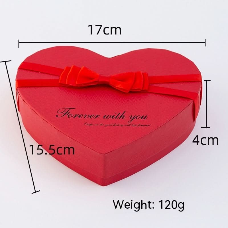 Coffret cadeau de savon en forme de cœur et de rose - Cadeau de Saint-Valentin