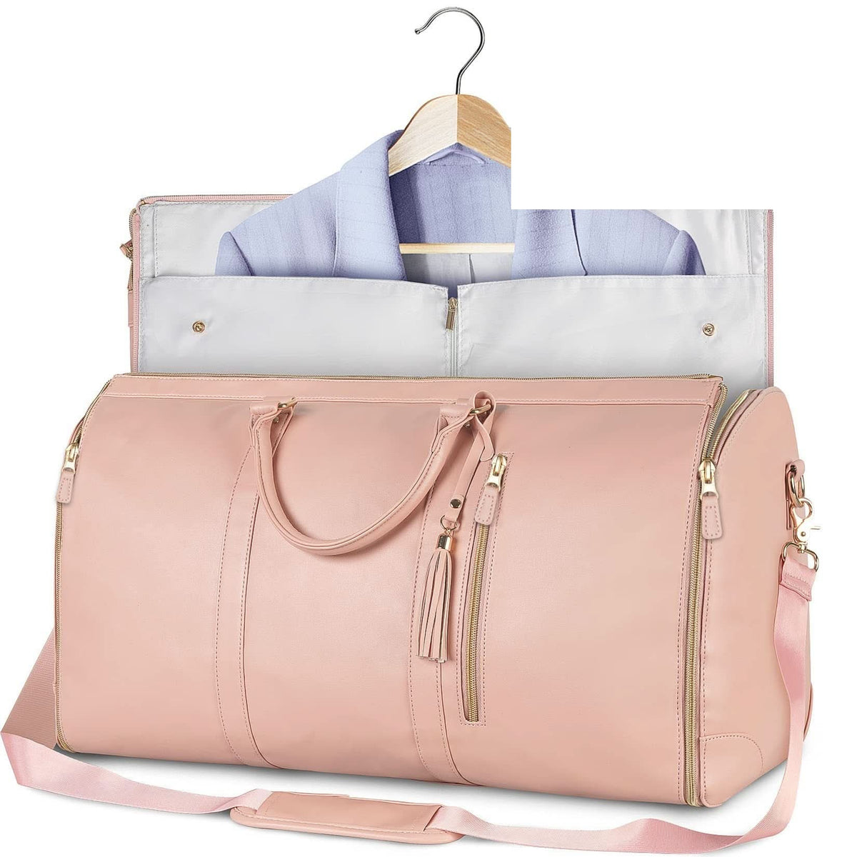 Foldable travel duffle bag