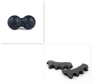 Peanut-shaped massage ball and toe separators