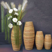 Natural Woven-Style Vase