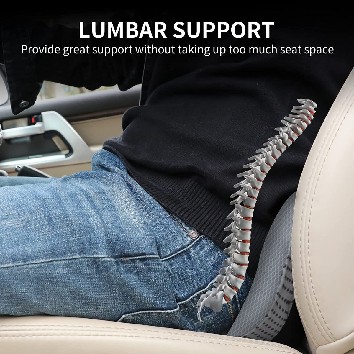 Contoured Car Seat Cushion