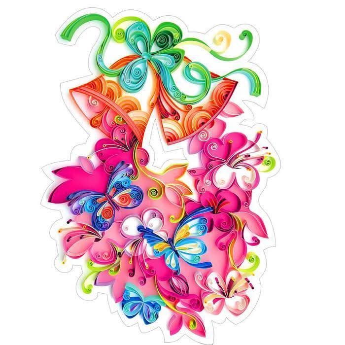 Quilling Paper Craft Material Kit
