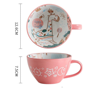 Ceramic Breakfast tea or milk Mug