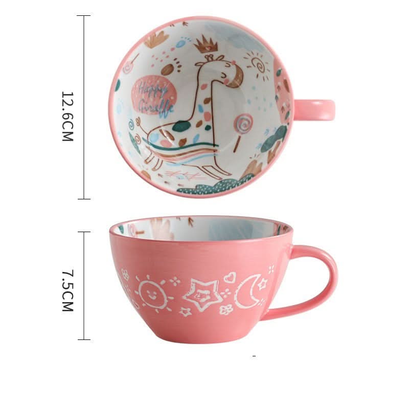 Ceramic Breakfast Tea or Milk Mug