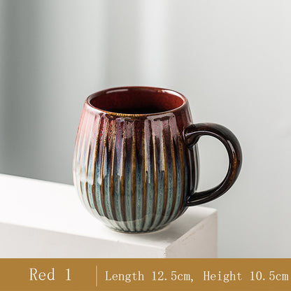 Creative Kiln-glazed Vertical Mug With Handle