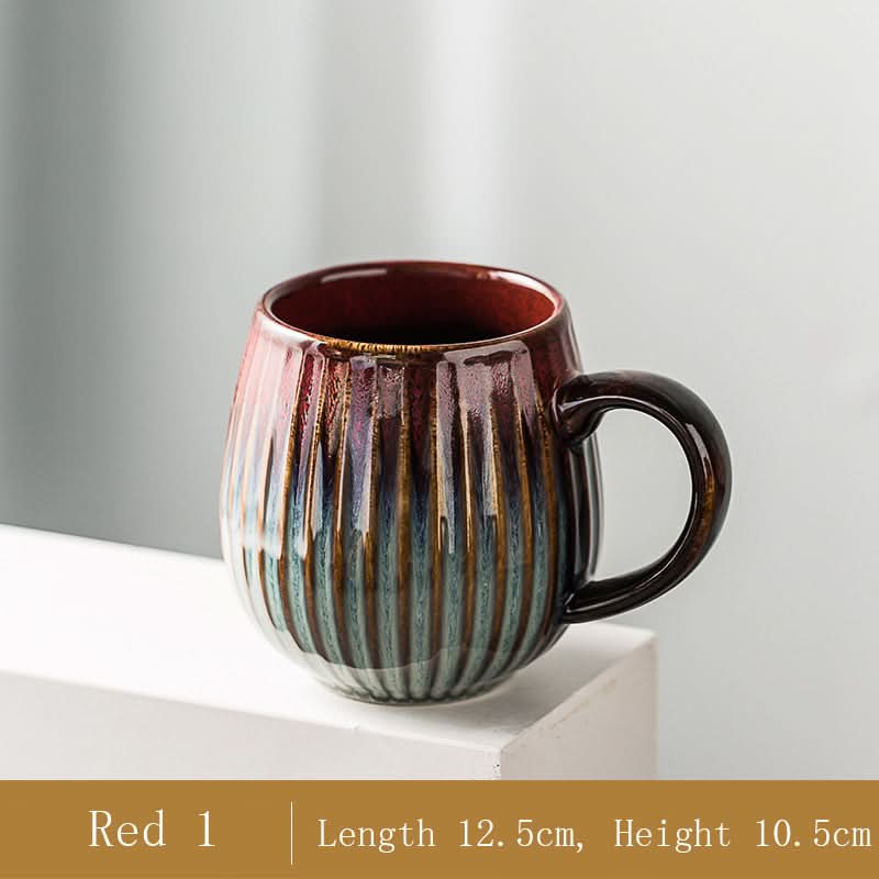 Creative Kiln-glazed Vertical Mug With Handle