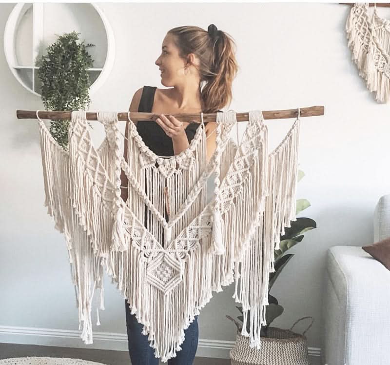 Bohemian Cotton Tapestry – Nordic Style Wall Decor