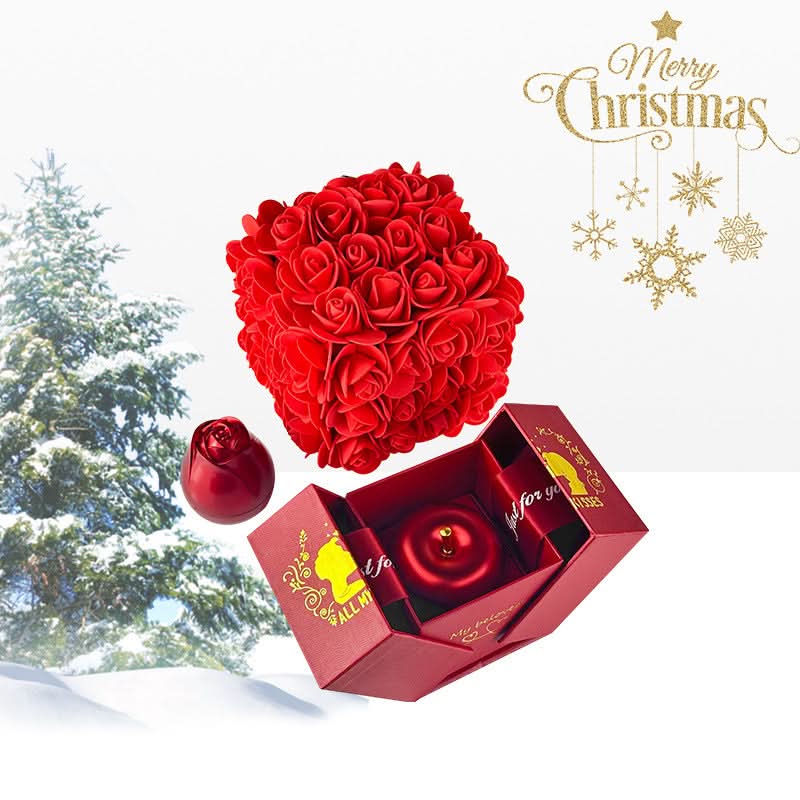 Preserved Rose Gift Box with Pendant Necklace